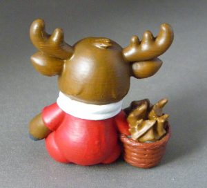 3D Prints - Rendier met Kerstkoekjes 1 - Geschilderd